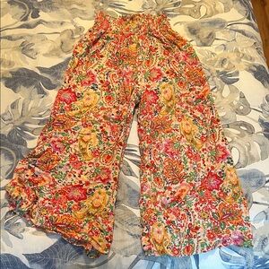 Cynthia Rowley Multicolor Paisley Wide-Leg Pants